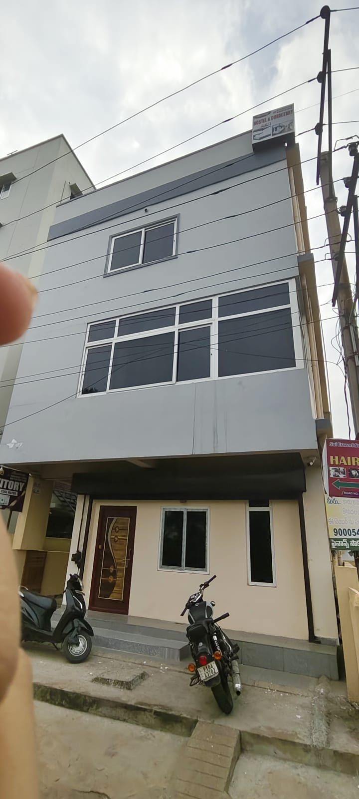 Blessing Convention Hall building exterior on Road No. 9, Kurmannapalem